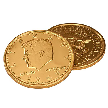 Fort Knox Gold Mega Medallion Chocolate Coin 